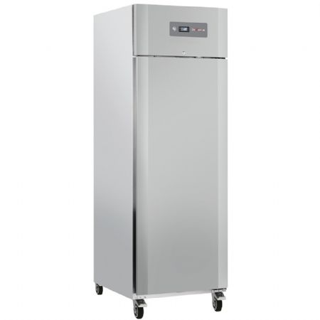 Armoire congélateur professionnelle ventilé 1 porte pleine 600 L sur roues avec freins - Diverso By Diamond - WR-GN06-1B