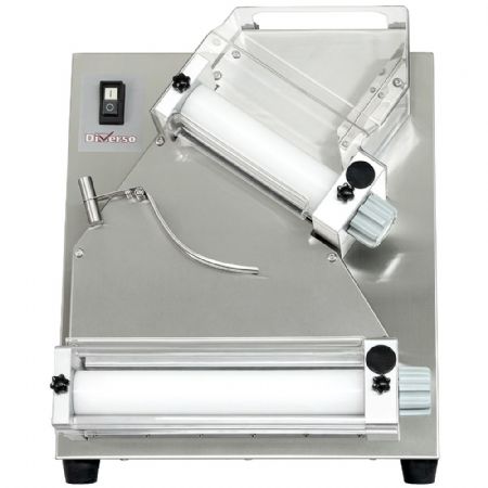 Laminoir boulangerie diamètre 300 mm, 2 rouleaux, en inox, 475x500x605 mm, 0.45/0,45 kW - Diverso By Diamond - WR-LP32-XP
