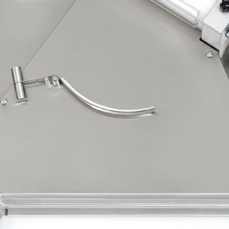 Laminoir à pizza en acier inox de 2 rouleaux diamètre 40 cm moteur - 0,45 kW