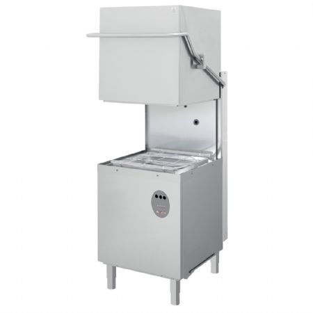 Lave-Vaisselle à Capot panier carré 500x500 mm, 30 paniers/heure, cuve 15 L - Diverso By Diamond - WR-LVCP-12