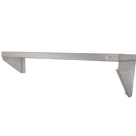 Étagère murale en inox avec 2 consoles 1000x300x30 mm - Diverso By Diamond - WR-M100/2C