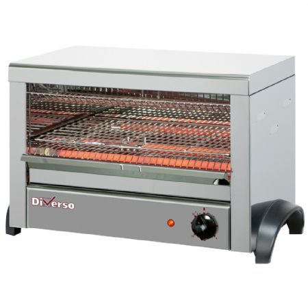 Toaster 3 pinces au quartz 1,8 kW 525x305x325 mm - Diverso By Diamond - WR-M3TS-P3
