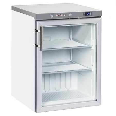 Congélateur professionnel blanc porte vitrée négatif 200 litres - Diverso By Diamond - WR-NG21-LV