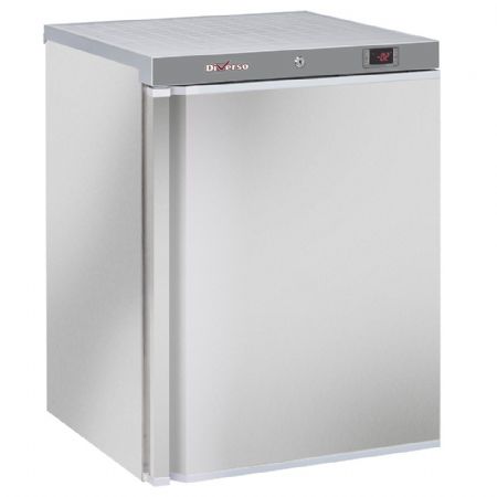 Congélateur professionnel acier inox, porte réversible, négatif, 200 litres - Diverso By Diamond - WR-NS20-XN