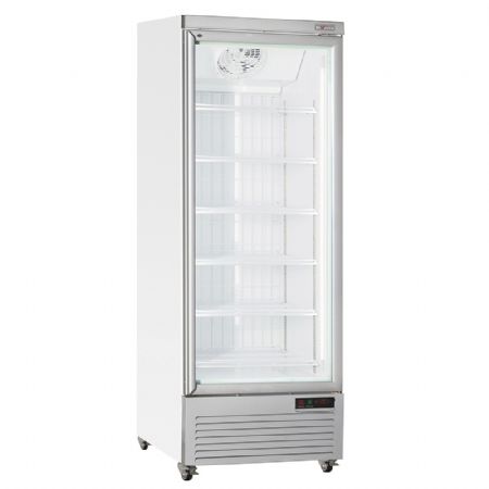 Vitrine congélateur professionnelle 1 porte battante blanche 560 litres - Diverso By Diamond - WR-NV56-1W
