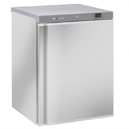Réfrigérateur professionnel ventilé acier inox porte réversible positif 200 L - Diverso By Diamond - WR-PV20-XP