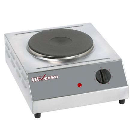 Réchaud professionnel Monophasé 2 kW 1 feu - Diverso By Diamond - WR-RTS/1E