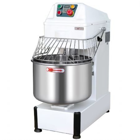 Pétrin boulangerie à spirale 34 litres, 2 vitesses, minuterie, sur roues 435x750x900 mm - Diverso By Diamond - WR-SDTT-34 Pétrin boulangerie à spirale 34 litres, 2 vitesses, minuterie, sur roues 435x750x900 mm - Diverso By Diamond - WR-SDTT-34