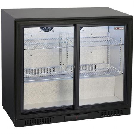 Arrière Bar ventilé 2 portes vitrées coulissantes 197 litres - Diverso By Diamond - WR-TAS2-E3
