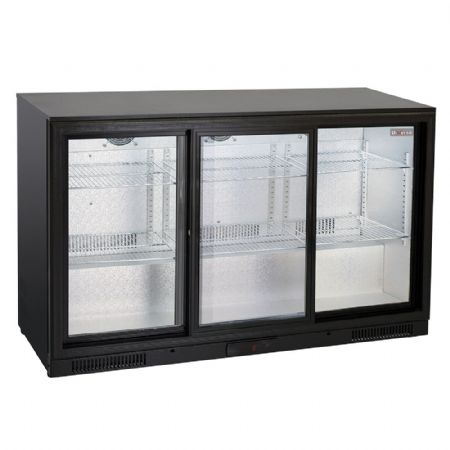 Arrière Bar ventilé 3 portes vitrées coulissantes 231 bouteilles - Diverso By Diamond - WR-TAS3-E3