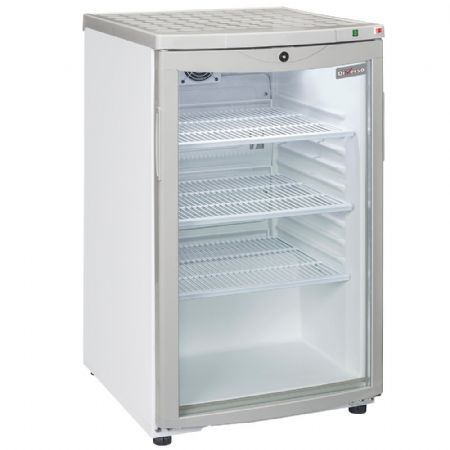 Vitrine frigorifique ventilée blanche à porte vitrée positive 115 litres - Diverso By Diamond - WR-TOPN-12