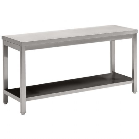 Table de Travail Inox ECO avec tablette inférieure 1200x700x900 mm - Diverso By Diamond - WR-TXT2-12S