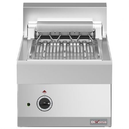 Barbecue Pierre de Lave électrique 1/2 module 400x700x280 mm - Diverso By Diamond - WR-VEX1-41
