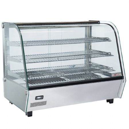 Vitrine chauffante professionnelle bombée EN 400x600 Monophasé - Diverso By Diamond - WR-VH16-G6