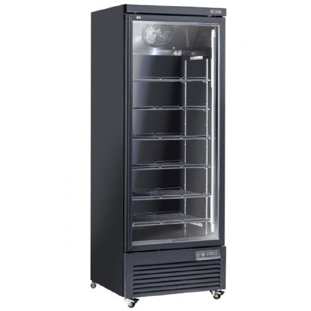 Armoire réfrigérée 1 porte vitrée 615 L noire - Diverso By Diamond - WR-VP56-1B