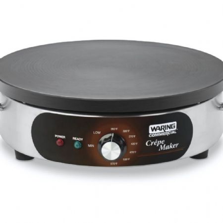 Crêpière (et gaufrier) électrique Monophasé 40 cm thermostat 300°C - Waring - WSC160XE