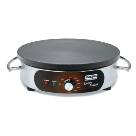 Crêpière (et gaufrier) électrique Monophasé 40 cm thermostat 300°C - Waring - WSC160XE
