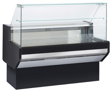 Comptoir vitrine réfrigéré service assisté +2/+4°C longueur 1500 mm - Coolhead - WST 150