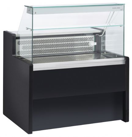 Vitrine réfrigérée snacking vitre droite longueur 1000 mm +4/+6°C - Coolhead - WTE 100