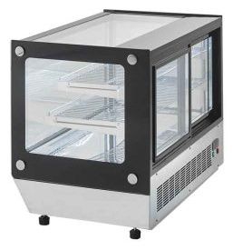 Vitrine comptoir présentation droite à poser 120 L positive 700 mm - Atosa - WTF120L