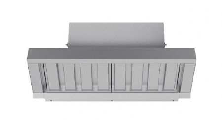 Hotte sans ventilation avec filtre  charbon actifs - 898x1132x240