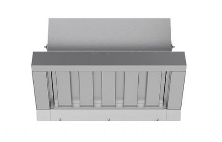 Hotte sans ventilation avec filtre  charbon actifs - 535x1018x366