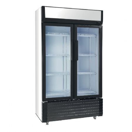 Armoire rfrigre positive 2 portes vitres battantes - 610L