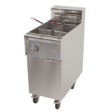 Friteuse cuisine pro profondeur 750 Triphasé 1 cuve 22 L 12 kW - Mirror - XMART-M112 Friteuse cuisine pro profondeur 750 Triphasé 1 cuve 22 L 12 kW - Mirror - XMART-M112