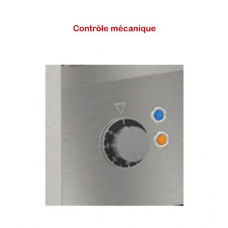 Friteuse cuisine pro profondeur 750 Triphasé 1 cuve double 2 x 11 L 12 kW - Mirror - XMART-M212