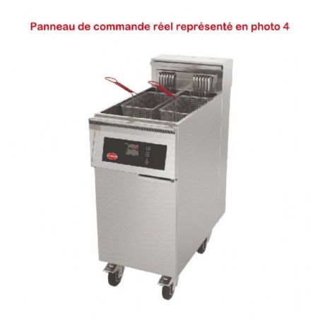 Friteuse cuisine pro profondeur 750 Triphasé 1 cuve 22 L 22 kW - Mirror - XMART-RC3T122 Friteuse cuisine pro profondeur 750 Triphasé 1 cuve 22 L 22 kW - Mirror - XMART-RC3T122