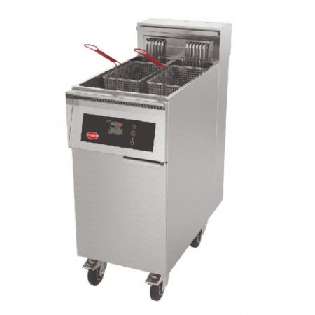 Friteuse cuisine pro profondeur 750 Triphasé 1 cuve 22 L 22 kW - Mirror - XMART-RCP122 Friteuse cuisine pro profondeur 750 Triphasé 1 cuve 22 L 22 kW - Mirror - XMART-RCP122
