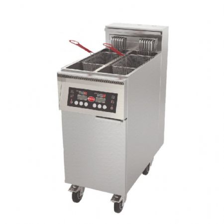 Friteuse cuisine pro profondeur 750 Triphasé 1 cuve double 2x11 L 22 kW - Mirror - XMART-RCP3T222 Friteuse cuisine pro profondeur 750 Triphasé 1 cuve double 2x11 L 22 kW - Mirror - XMART-RCP3T222