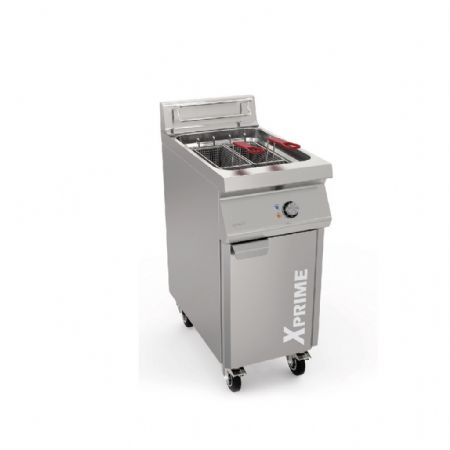 Friteuse cuisine pro profondeur 700 Triphasé 1 cuve 14 L 10,5 kW - Mirror - XPRIME-MP