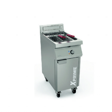 Friteuse haut rendement avec pompe de retour automatique sur armoire 10,5kW - 14L