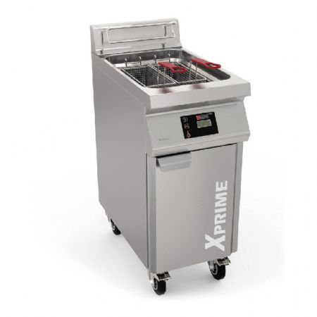 Friteuse cuisine pro profondeur 700 Triphasé 1 cuve 14 L 13,5 kW - Mirror - XPRIME-RC Friteuse cuisine pro profondeur 700 Triphasé 1 cuve 14 L 13,5 kW - Mirror - XPRIME-RC