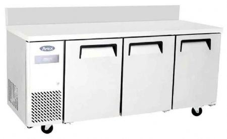 Table desserte négative compacte 3 portes L1800 capacité 470 L - Atosa - YPF9047GR-SB