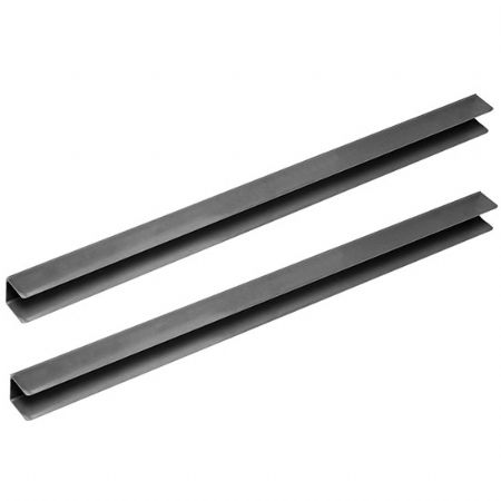 paire de glissires en inox pour tables rfrigres p=600 mm