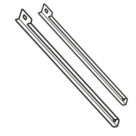 paire de glissires 600x400 mm en inox pour rfrigrateurs pour ptisserie 700 litres