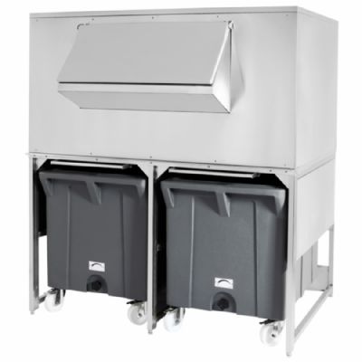 Conteneur  glaons avec 2 chariots adapt BAB0005 BAB0005/W capacit 300 kg et 2x 108 kg