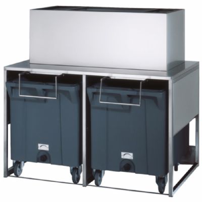 Conteneur  glaons avec 2 chariots pour BAB0003 BAB0003/W capacit 50 kg + 2x108 kg