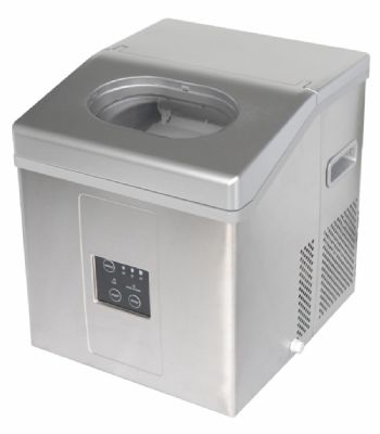 Machine  glaons creux ronds de table  refroidissement  air - production 15kg/24h