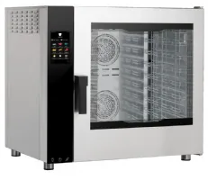 Four mixte professionnel gaz 7 niveaux GN 1/1 et 600x400 écran tactile LCD nettoyage automatique - Vesta - 0G0711T_GAS Four mixte professionnel gaz 7 niveaux GN 1/1 et 600x400 écran tactile LCD nettoyage automatique - Vesta - 0G0711T_GAS