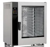 Four à convection avec vapeur professionnel gaz 10 niveaux 600x400 écran tactile LCD nettoyage automatique - Vesta - 0G1064T_GAS