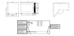 Photo 2 - Four à convection professionnel électrique triphasé 4 niveaux 600x400 commandes numériques - vesta - 0l0464e - Vesta - 0L0464E