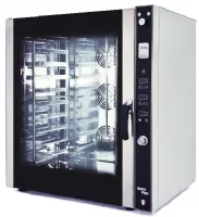 Four mixte professionnel électrique triphasé 10 niveaux GN 1/1 commandes numériques - Vesta - 0L1011E_ADV