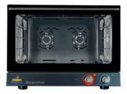 Four à convection professionnel électrique triphasé 4 niveaux 600x400 commandes manuelles - Vesta - 0N0464M