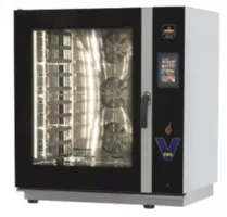 Four mixte professionnel EVO électrique triphasé 10 niveaux GN 1/1 écran tactile LCD nettoyage automatique - Vesta - 0V1011E