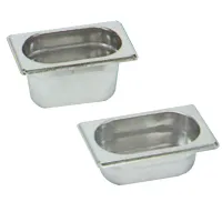 Bac gastronorm 1/9 en acier inoxydable 1 litre - diamond - 1/9-100 - Diamond - 1/9-100 Bac gastronorm 1/9 en acier inoxydable 1 litre - diamond - 1/9-100 - Diamond - 1/9-100