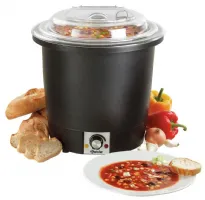 Soupière 10L avec couvercle transparent 330x330x380 mm - Bartscher - 100048 - BARTSCHER - 100048