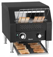Toaster convoyeur professionnel à poser, vitesse de convoyage réglable, production 150 tranches/h - Bartscher - 100262